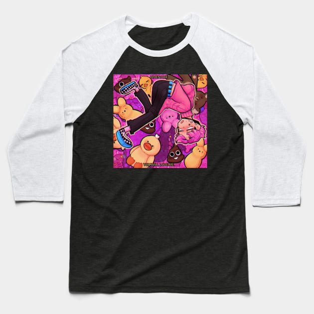 Lil peep Baseball T-Shirt by The Dusty Shop